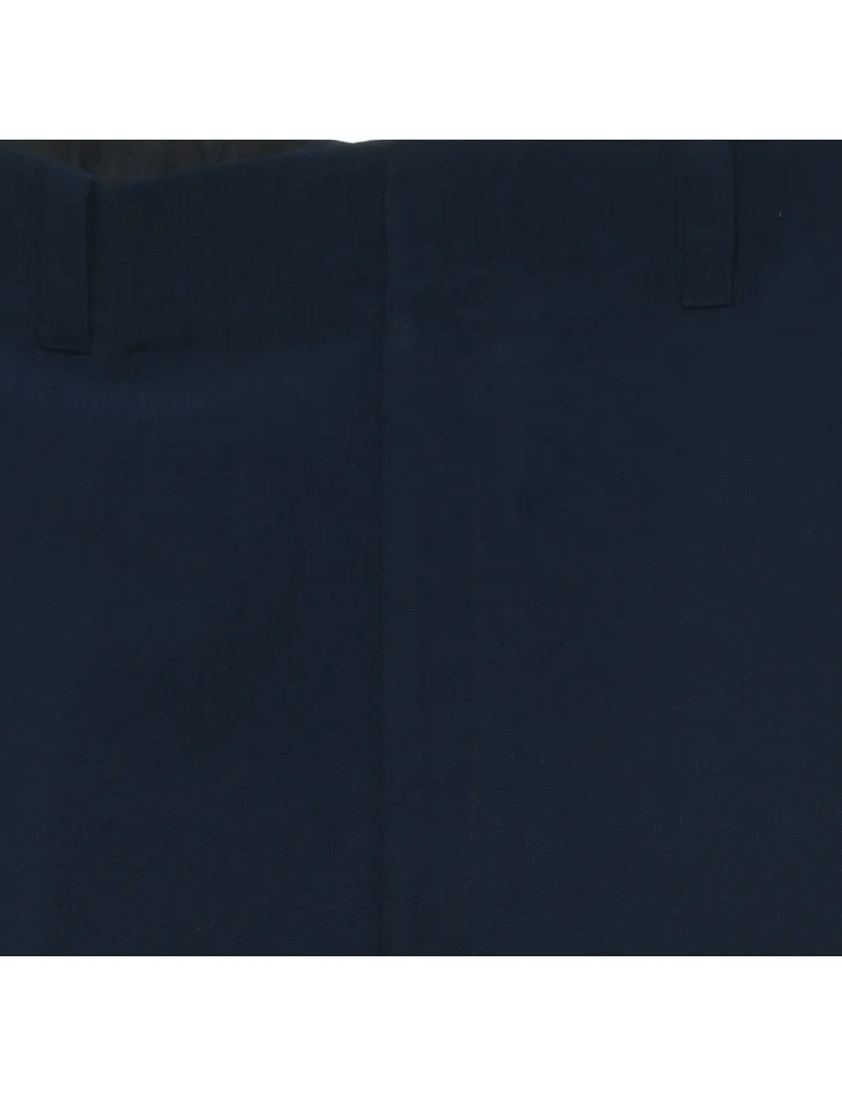 1970s Navy Classic Trousers - W34 L30