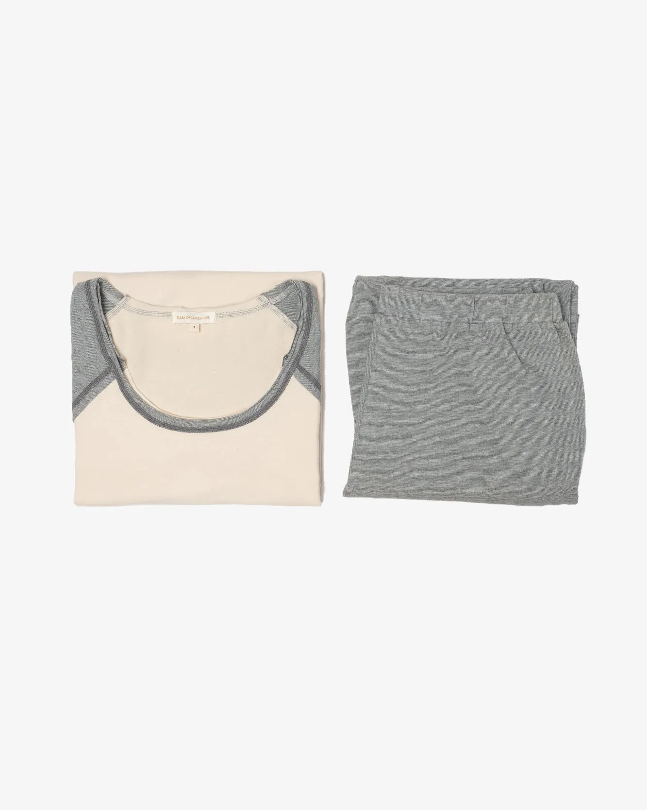 2-Set Bundle for Mom & Daughter: Short Raglan Set (Cool Grey)