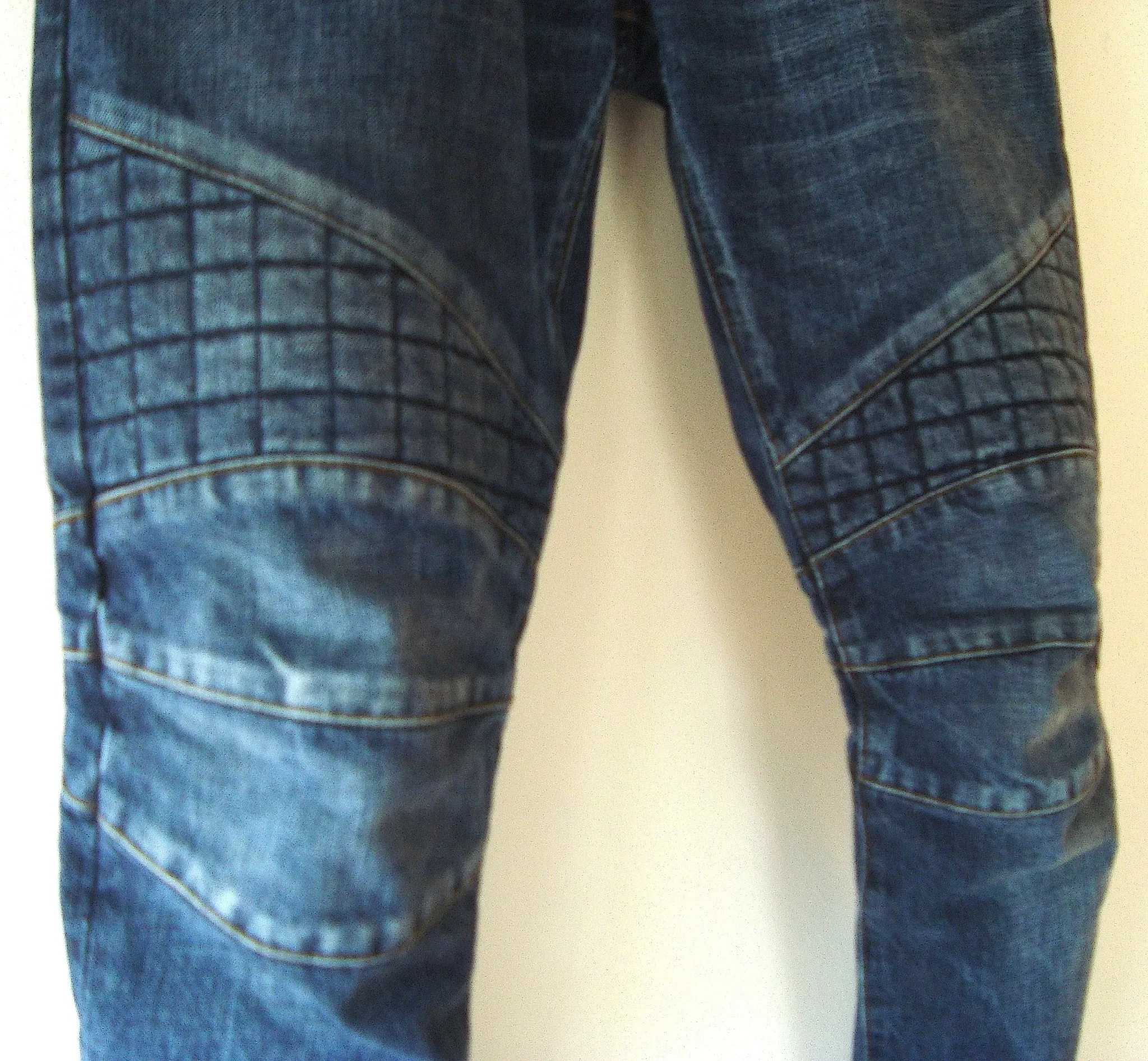 2012 Heavy Quilted Biker Jeans