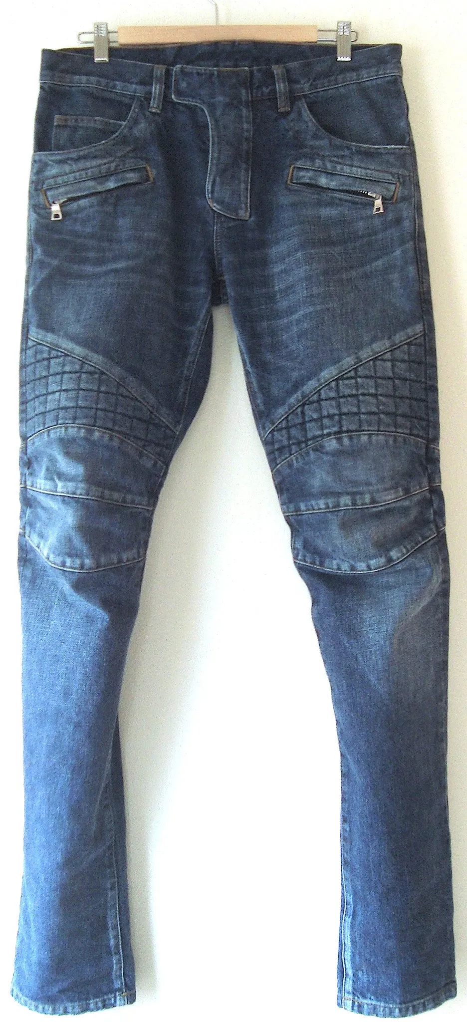 2012 Heavy Quilted Biker Jeans