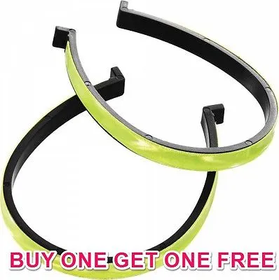 3M QUALITY REFLECTIVE HI-VIS CYCLING TROUSER CLIPS WINTER SAFETY BUY1 GET 1 FREE