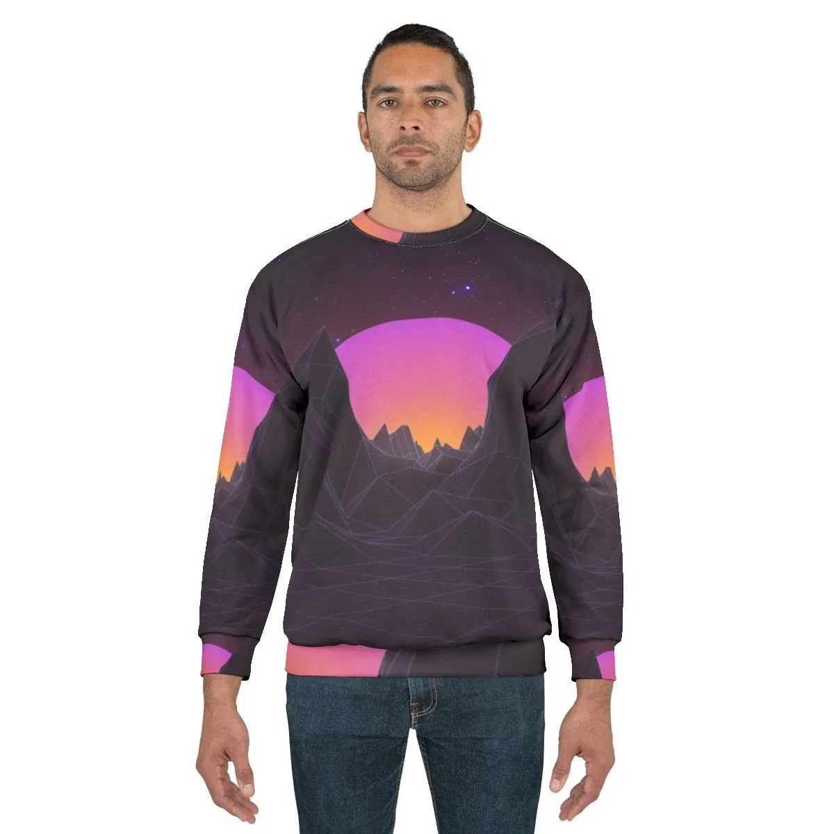 80s Retro Vaporwave Aesthetic Sweatshirt 2