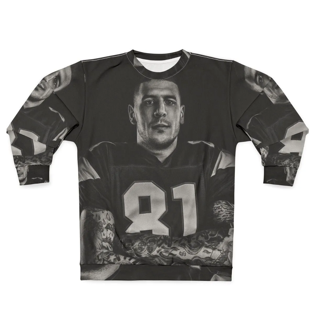 Aaron Hernandez NFL Football Sweatshirt