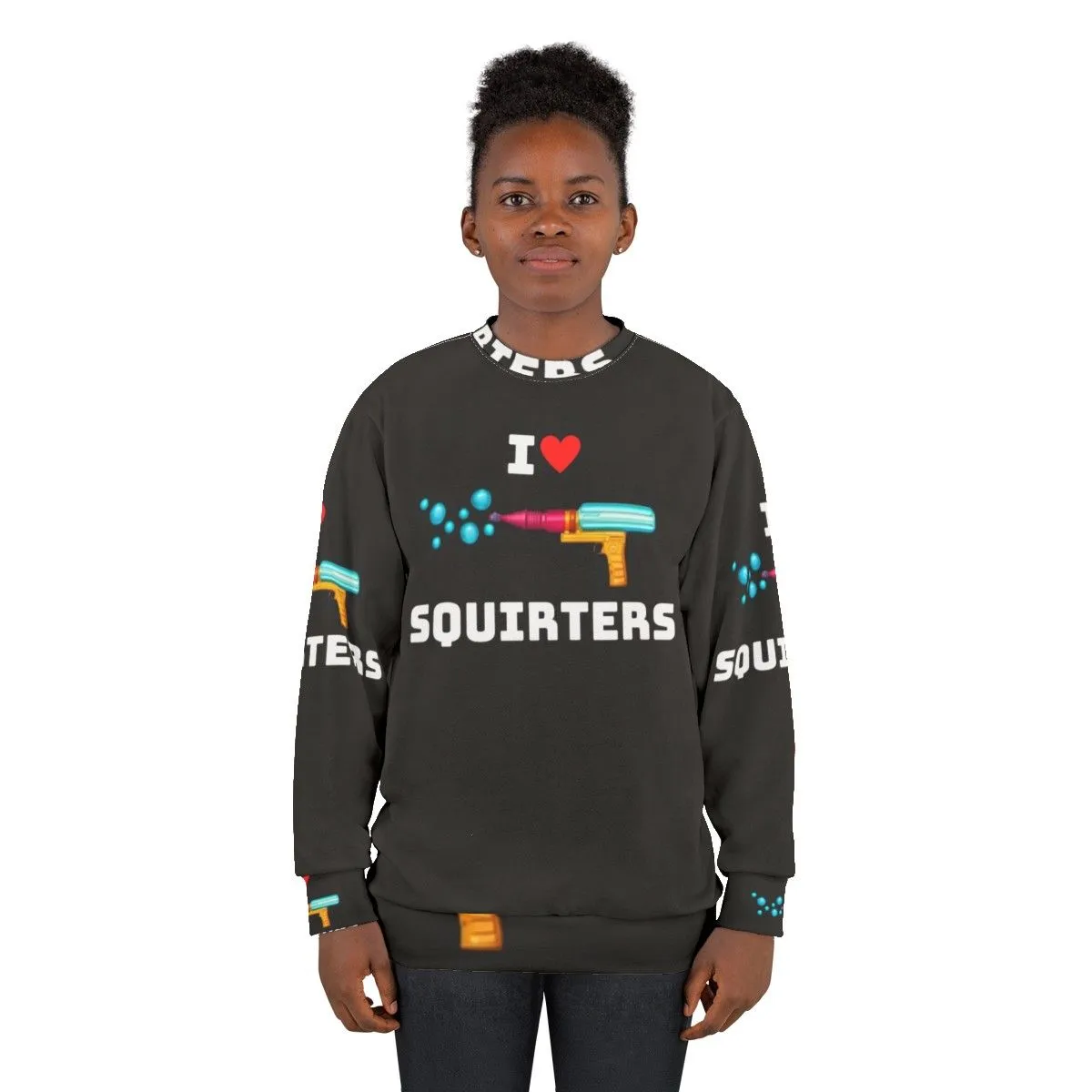 Adorable "I Love Squirters" Sweatshirt for Animal Lovers