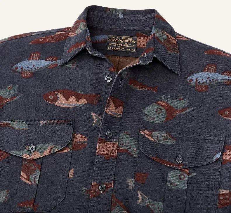 Alaskan Guide Shirt - Fish Decoy Navy