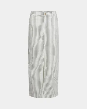 ALAYASW SKIRT - Off White Striped