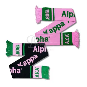 Alpha Kappa Alpha AKA Sorority Knit Scarf