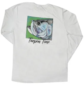 Andy Thornal Company "Tarpon Time" LS T-Shirt/White