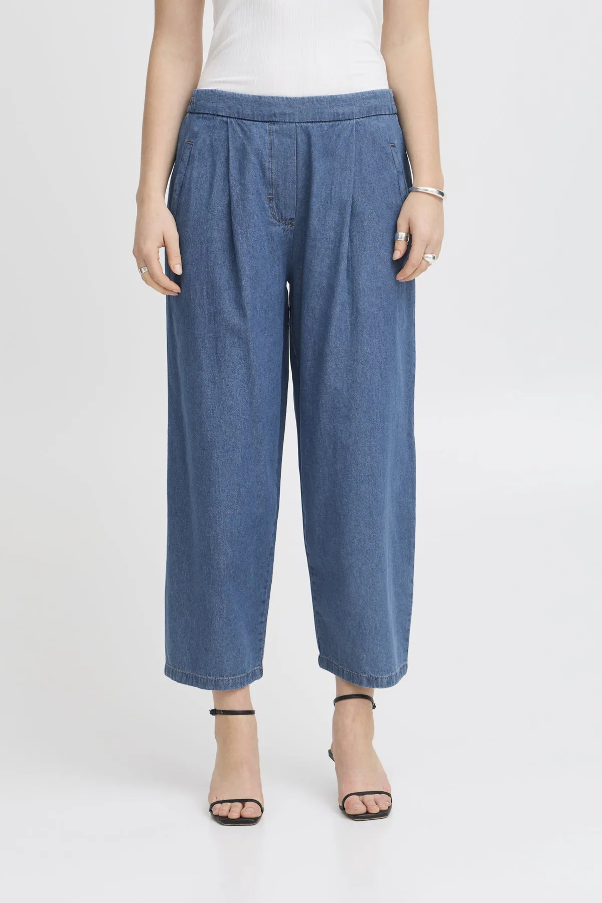 Archer Pants Washed Medium Blue