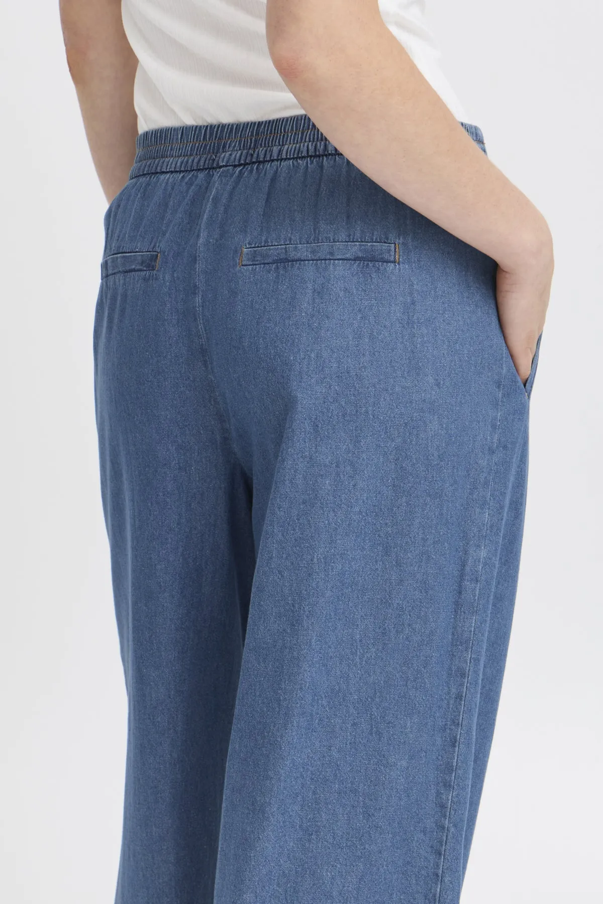 Archer Pants Washed Medium Blue