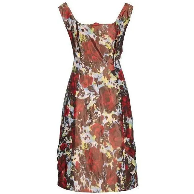 ARCHIVE - 1960s Patricia Anne Silk Floral Dress