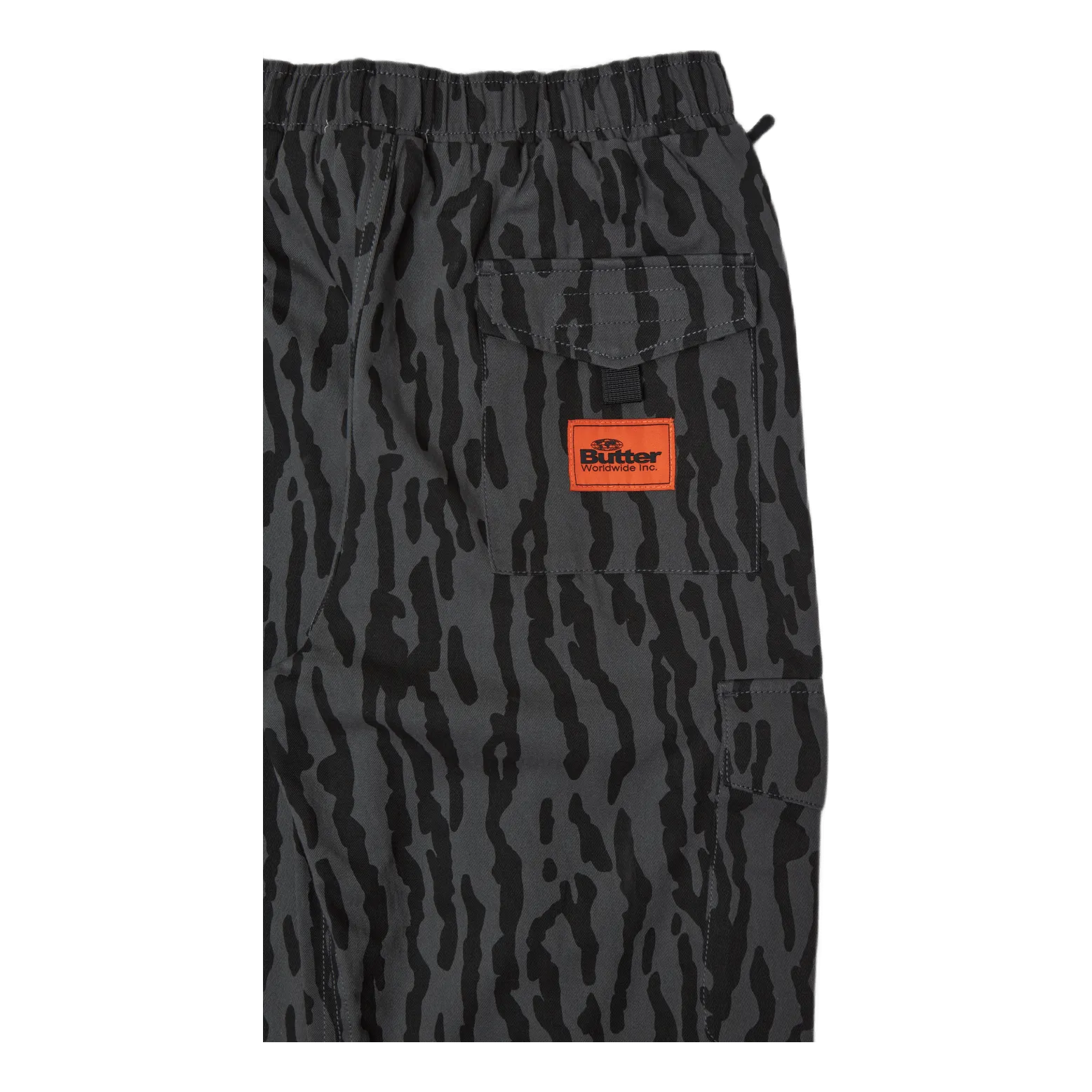 Bark Camo Cargo Pants Black