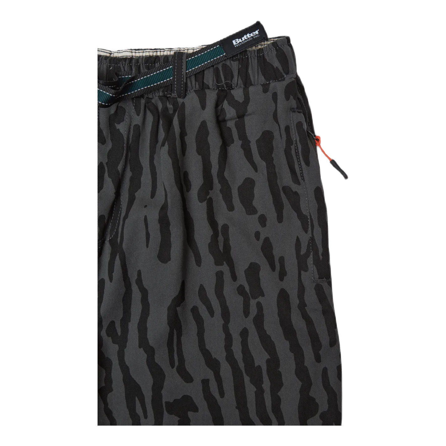 Bark Camo Cargo Pants Black