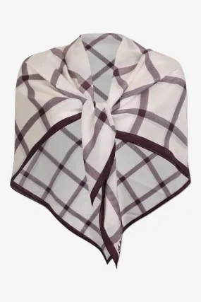 Baum und Pferdgarten - Lacey Scarf in Creamy Wine Check