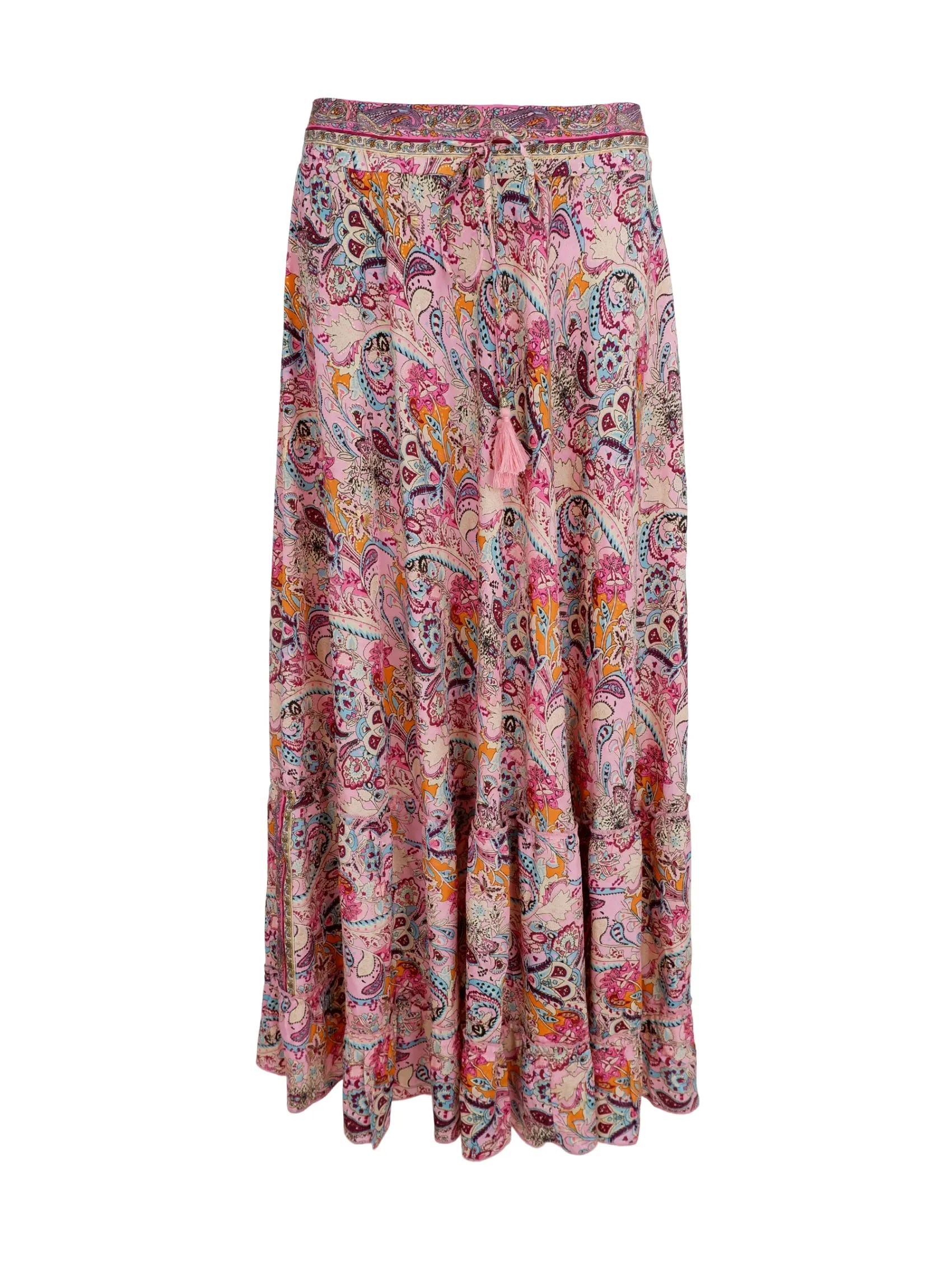 BCLUNA maxi frill skirt - Botanical Rose