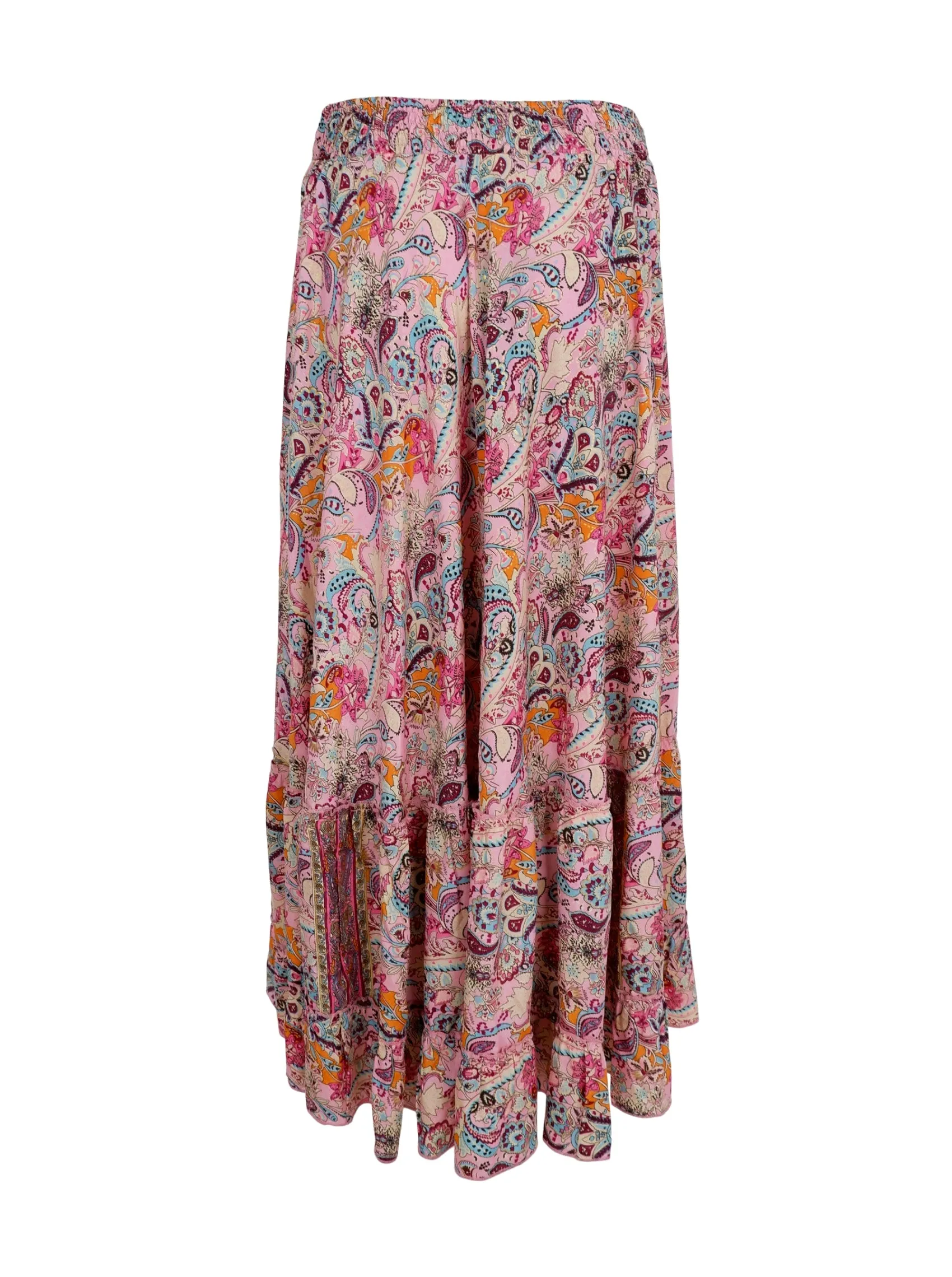 BCLUNA maxi frill skirt - Botanical Rose