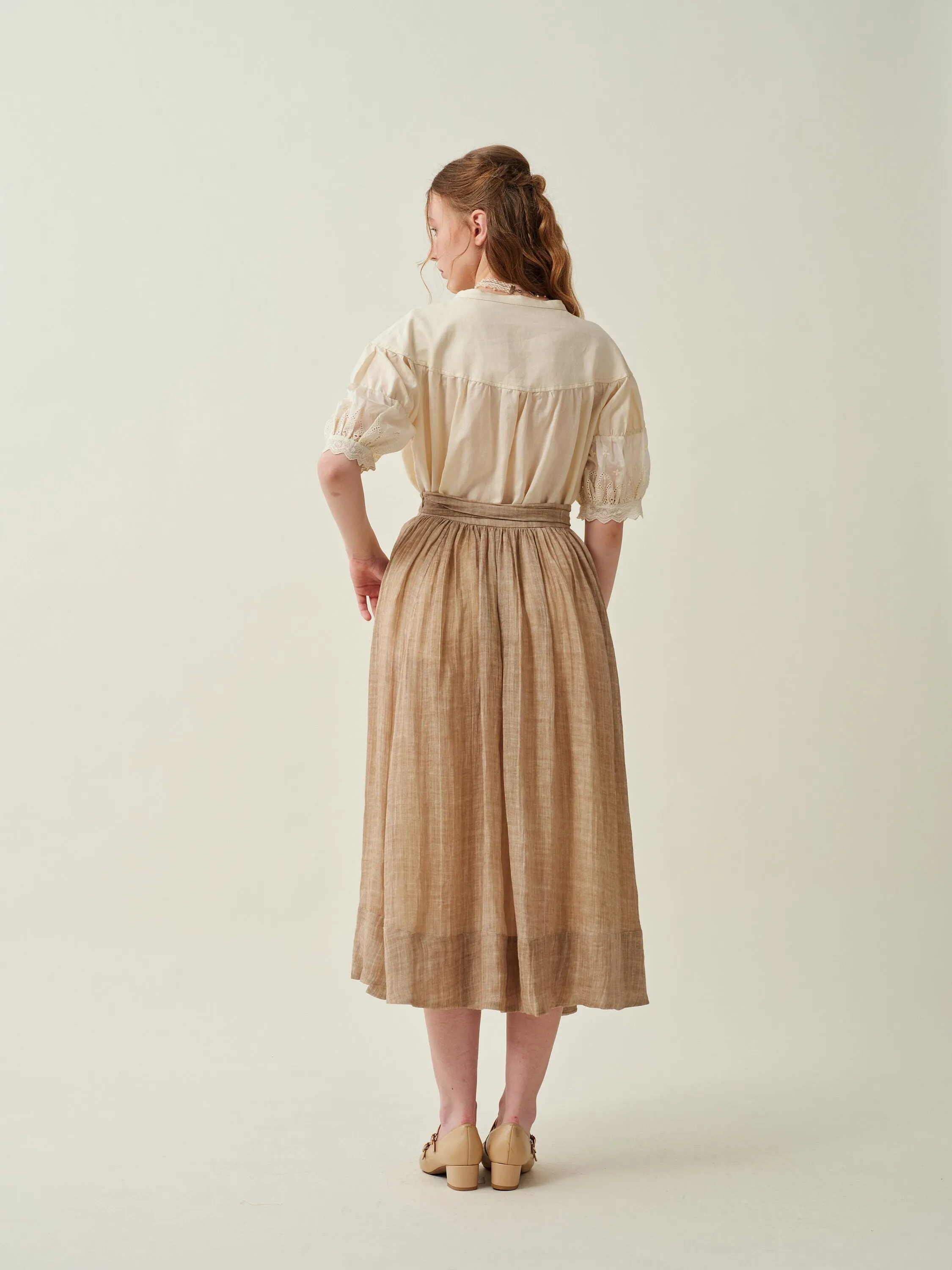 Beth 15 | flowy linen skirt