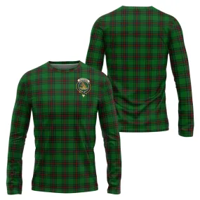 Beveridge Tartan Long Sleeve T-Shirt with Family Crest