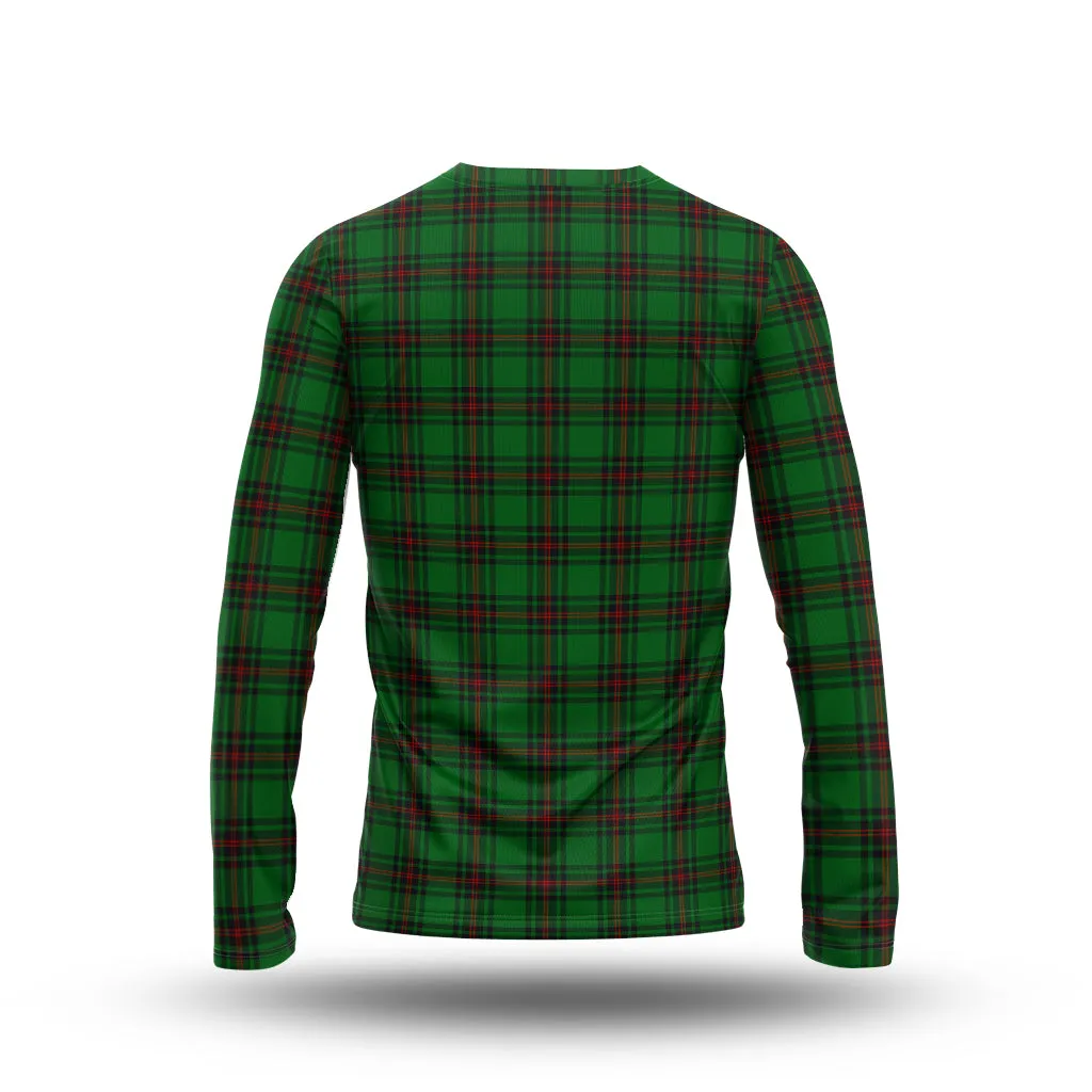 Beveridge Tartan Long Sleeve T-Shirt with Family Crest