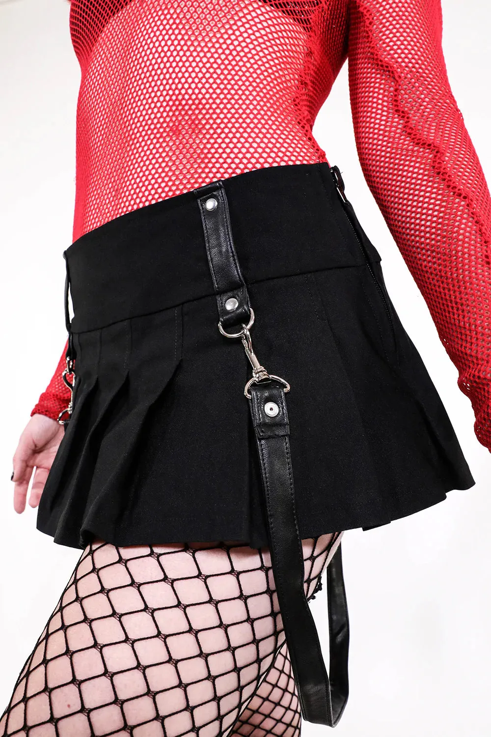 Black Gangsta Pranksta Mini Skirt