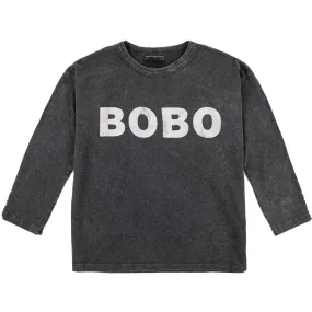 Bobo Choses Dark Grey Long Sleeve T-shirt