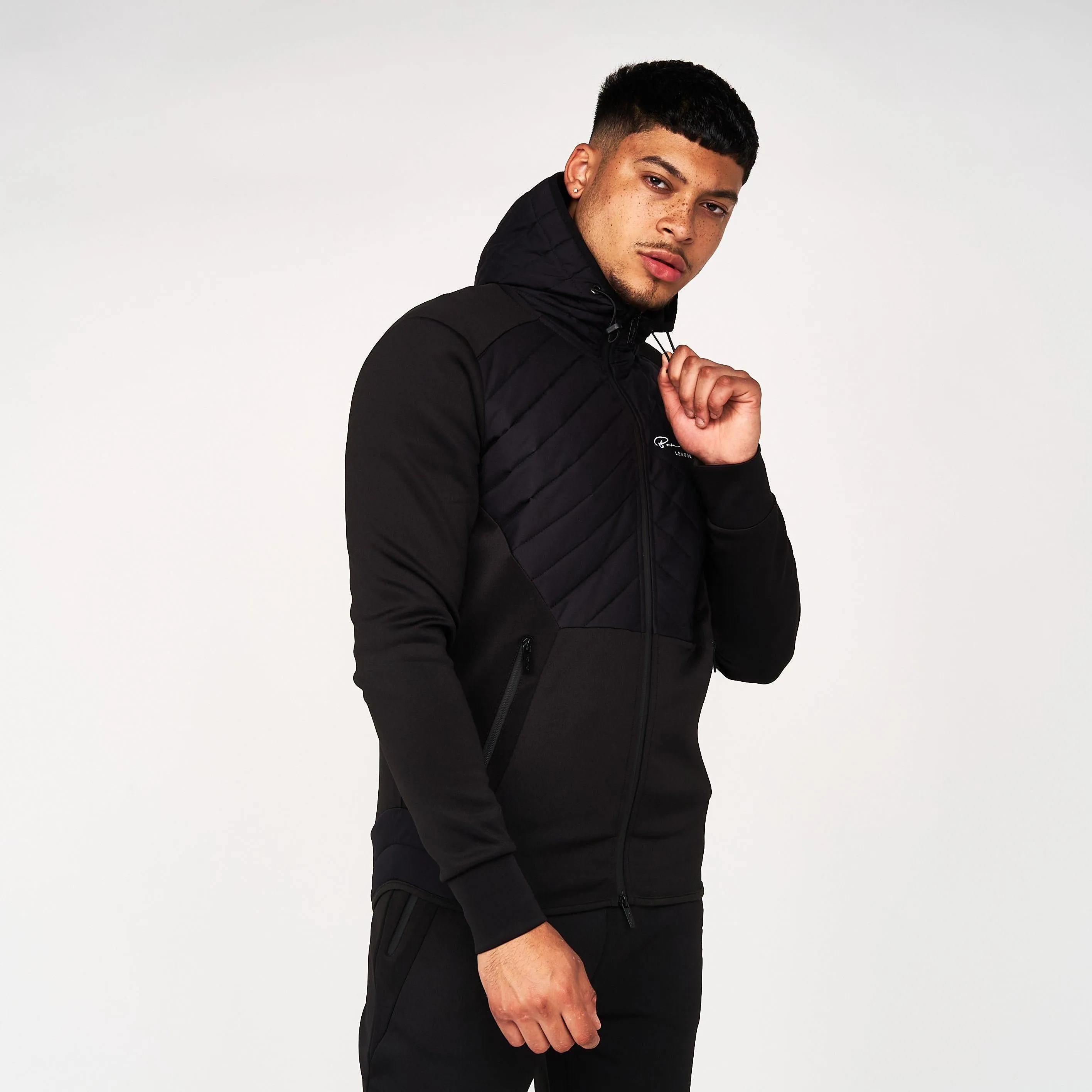 Born Rich Mens Agosto Jacket Black