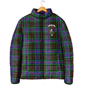 Brodie Hunting Modern Tartan Padded Jacket with Family Crest