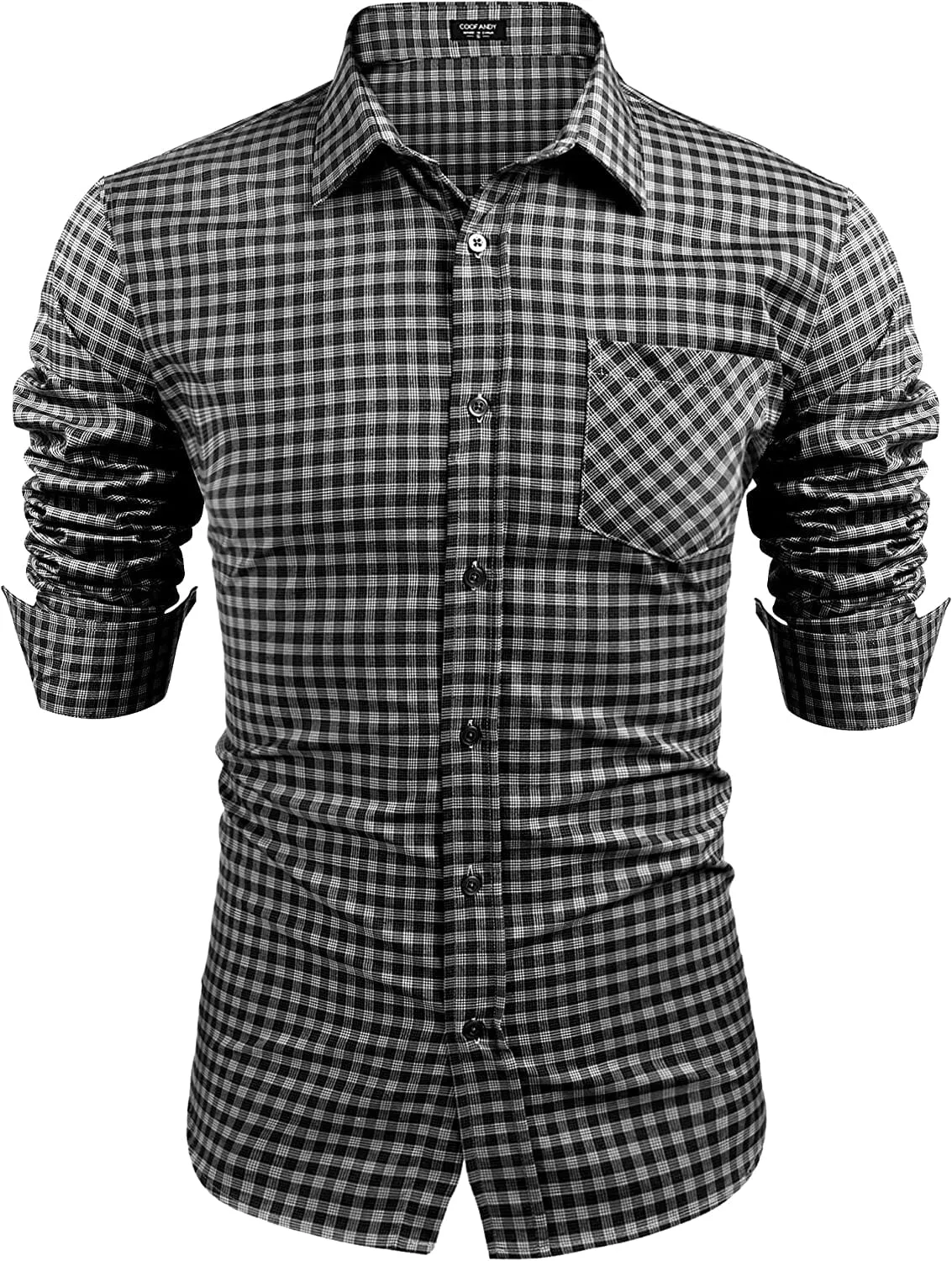 Business Button Up Plaid Shirts (US Only)