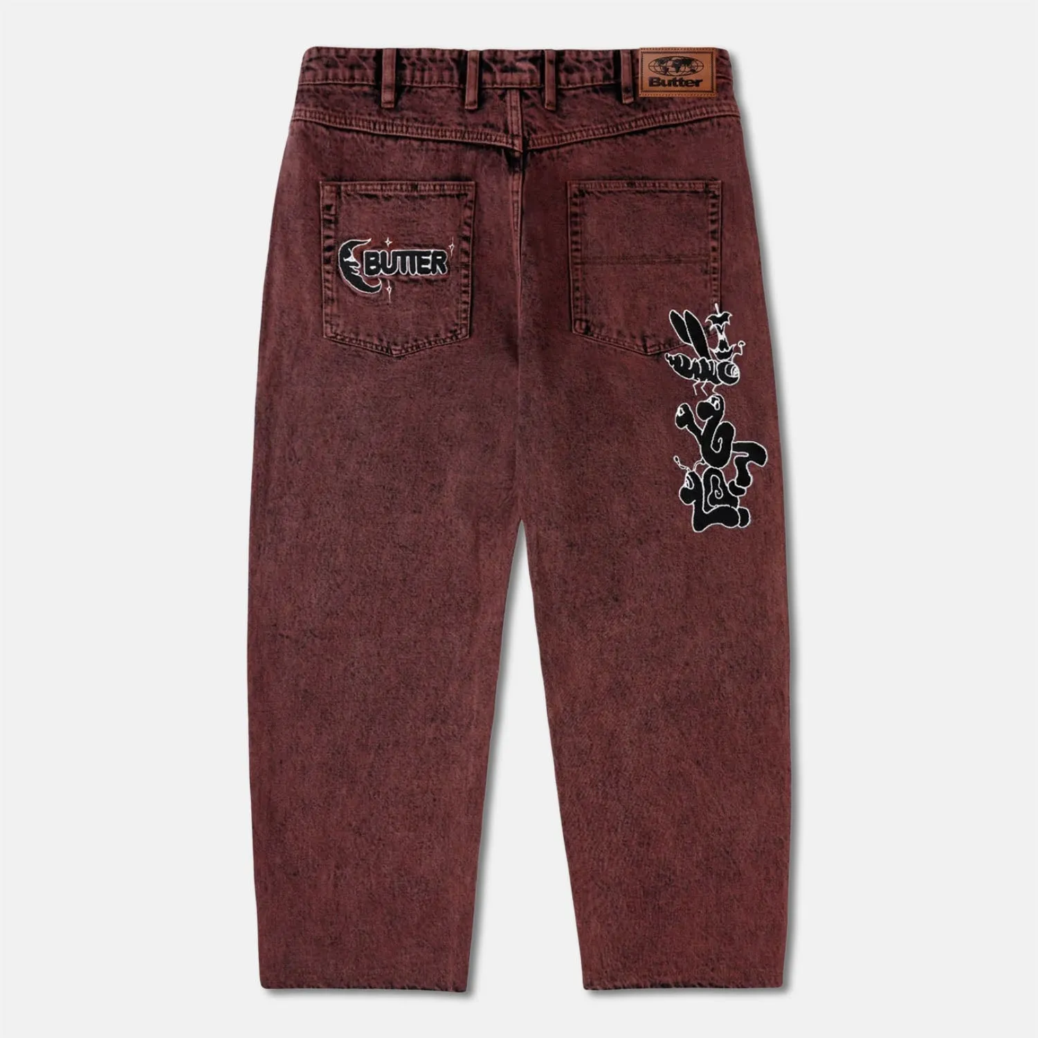 Butter Goods - Critter Heavy Weight Denim Jeans - Brick