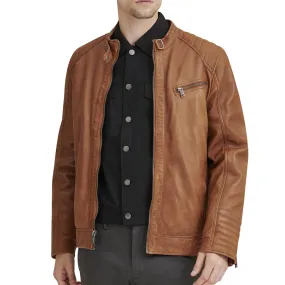 Caleb Quilted Leather Jacket