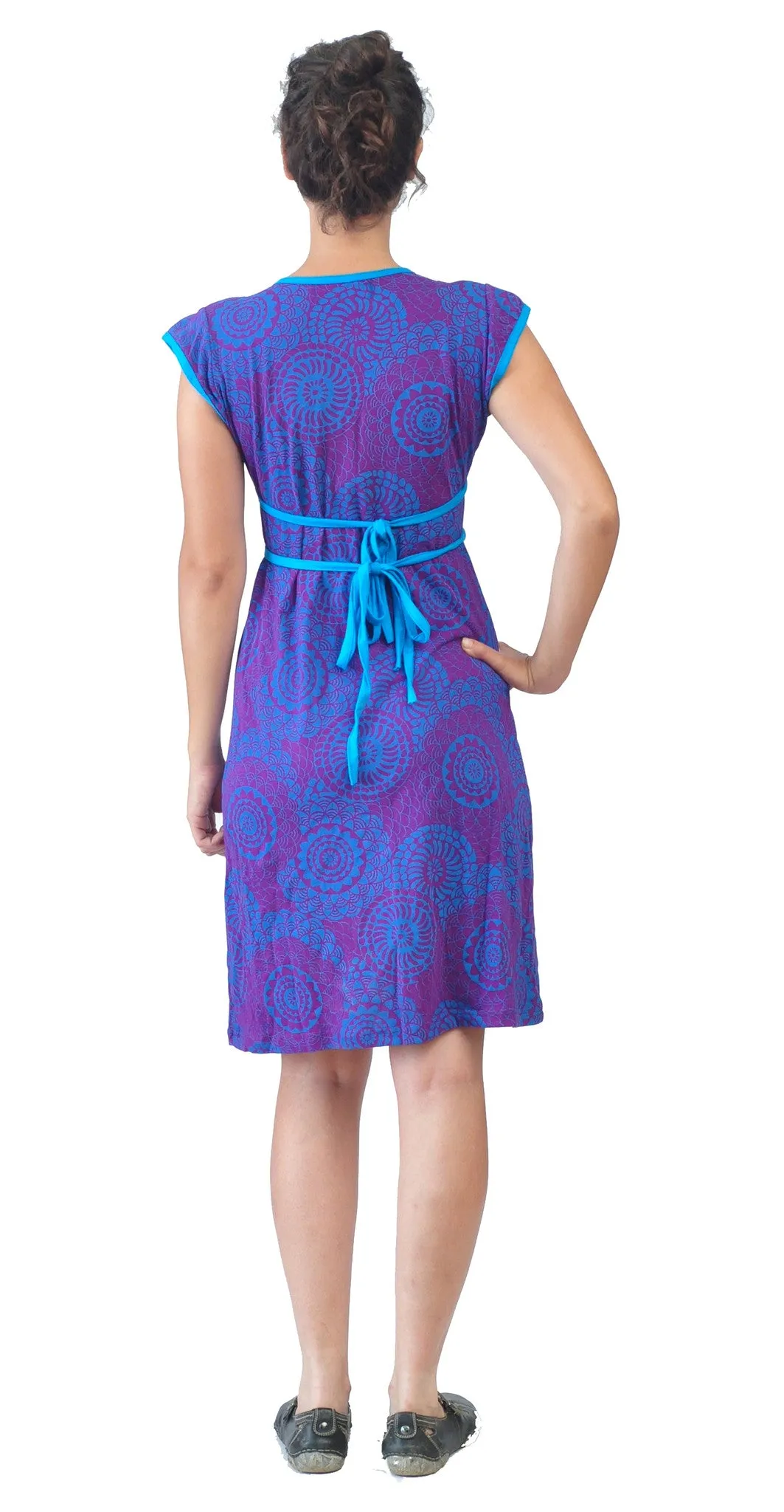 cap-sleeve-dress-with-back-tie-design