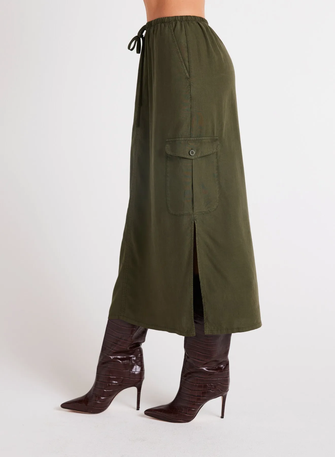 CARGO MIDI SKIRT