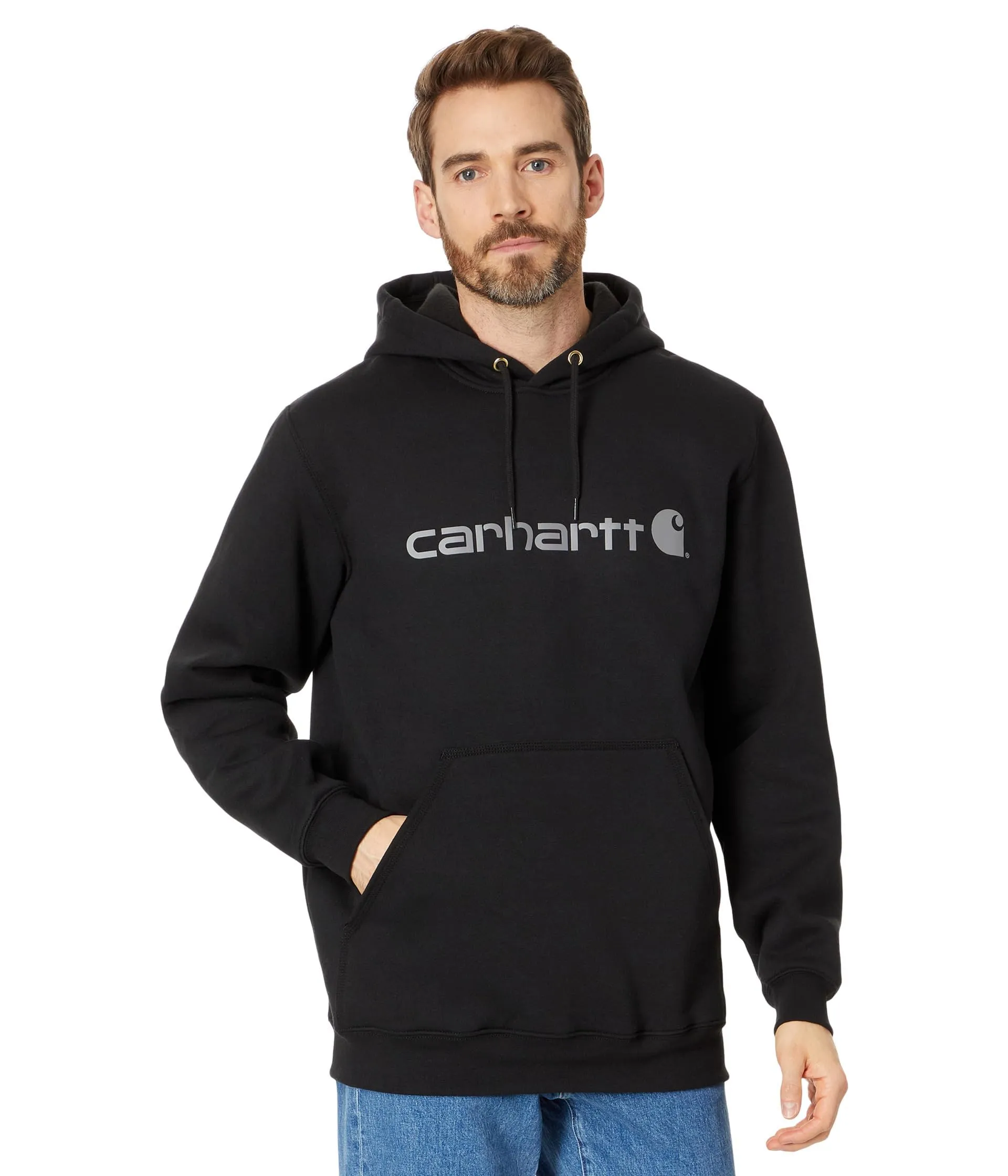 Carhartt 100074 Men's Loose Fit Midweight Logo Graphic Sweatshirt