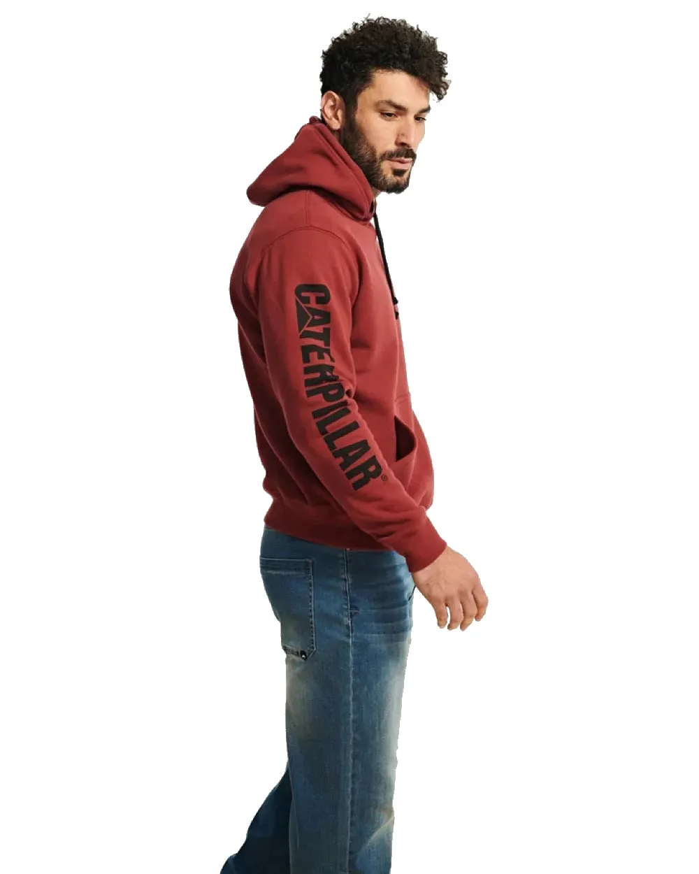 Caterpillar Trademark Banner Hooded Sweatshirt