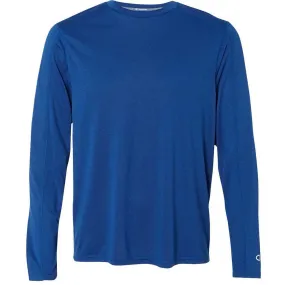 Champion Men's Athletic Royal Heather Vapor 4-Ounce Long-Sleeve T-Shirt