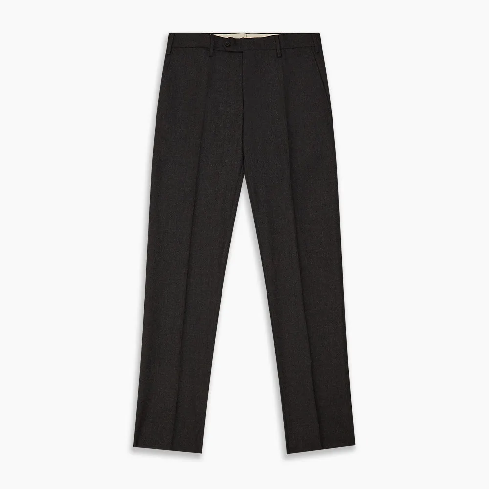 Charcoal Grey Wool Manson Trousers