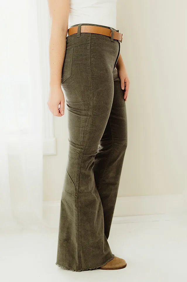 Corduroy Flare Pants