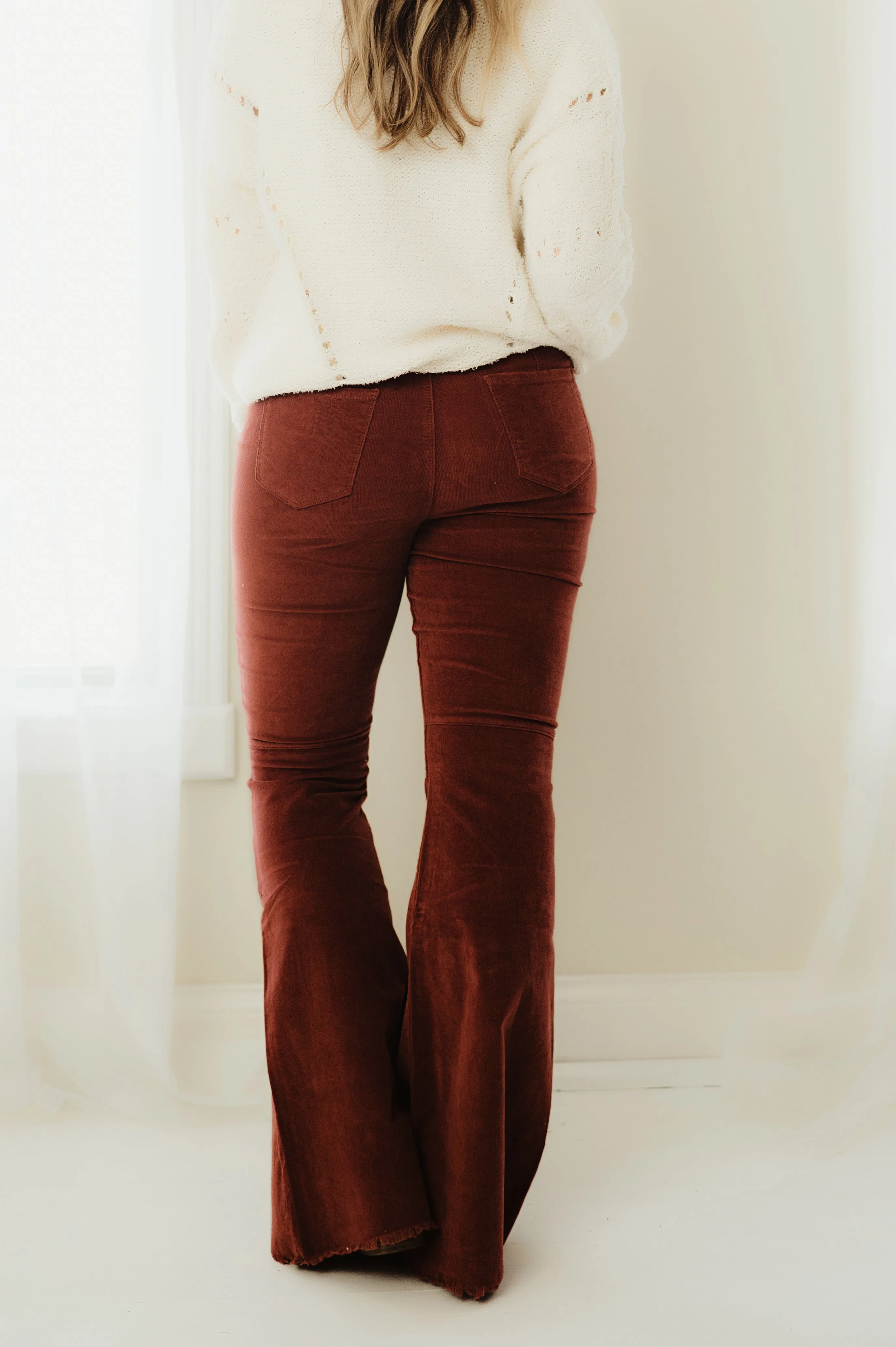 Corduroy Flare Pants