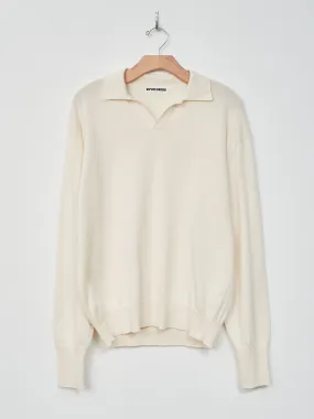 Cotton Knit Skipper Shirt - Ecru