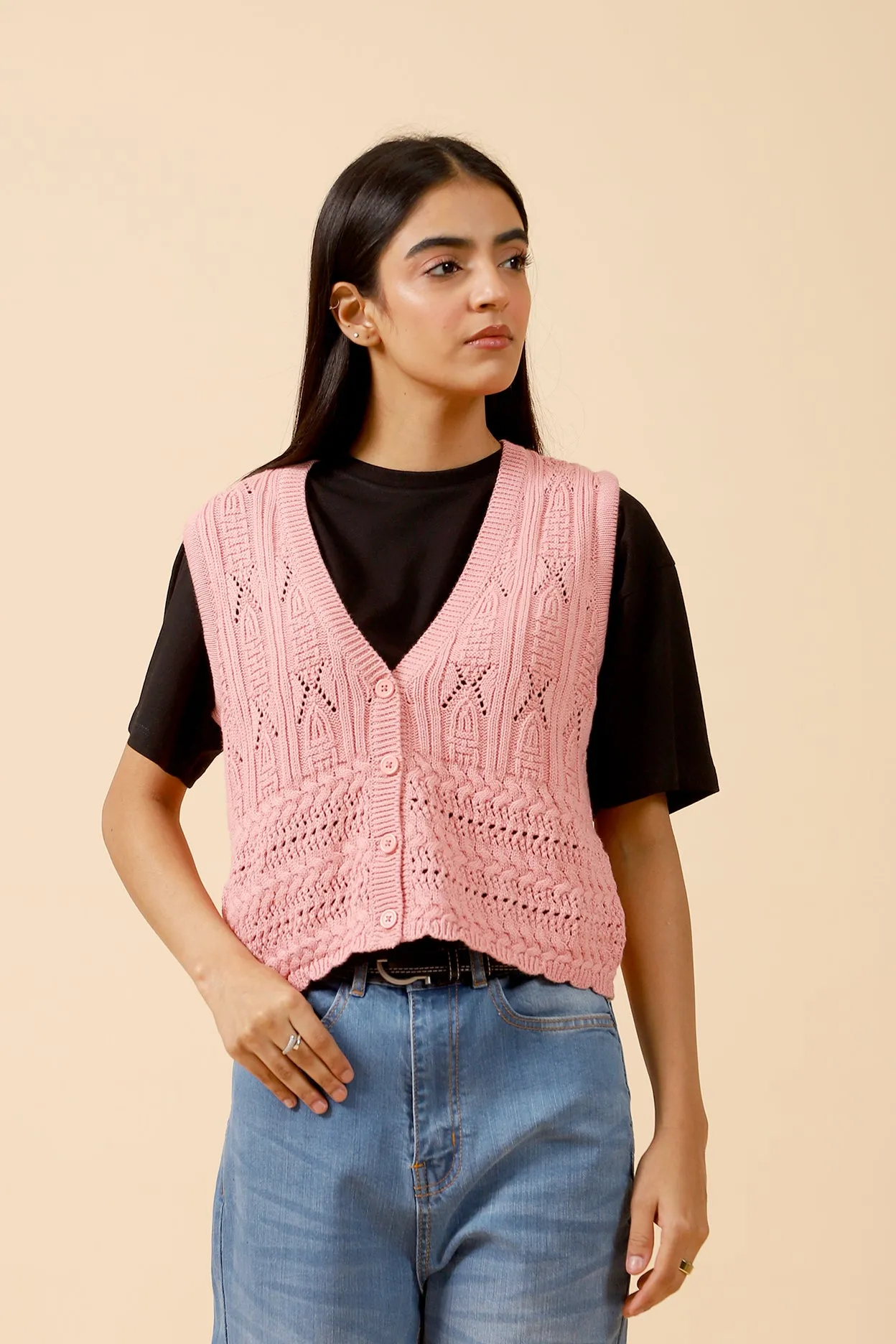 CROCHET KNIT TOP