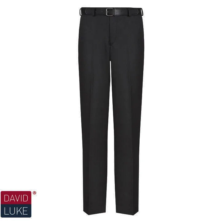 David Luke Flat Front Senior Trousers