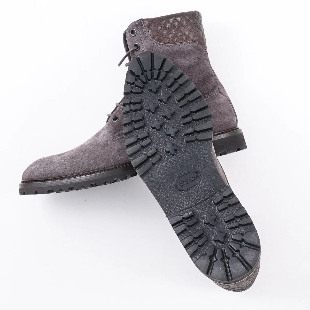 di Bianco 'Torino' Suede Combat Boot