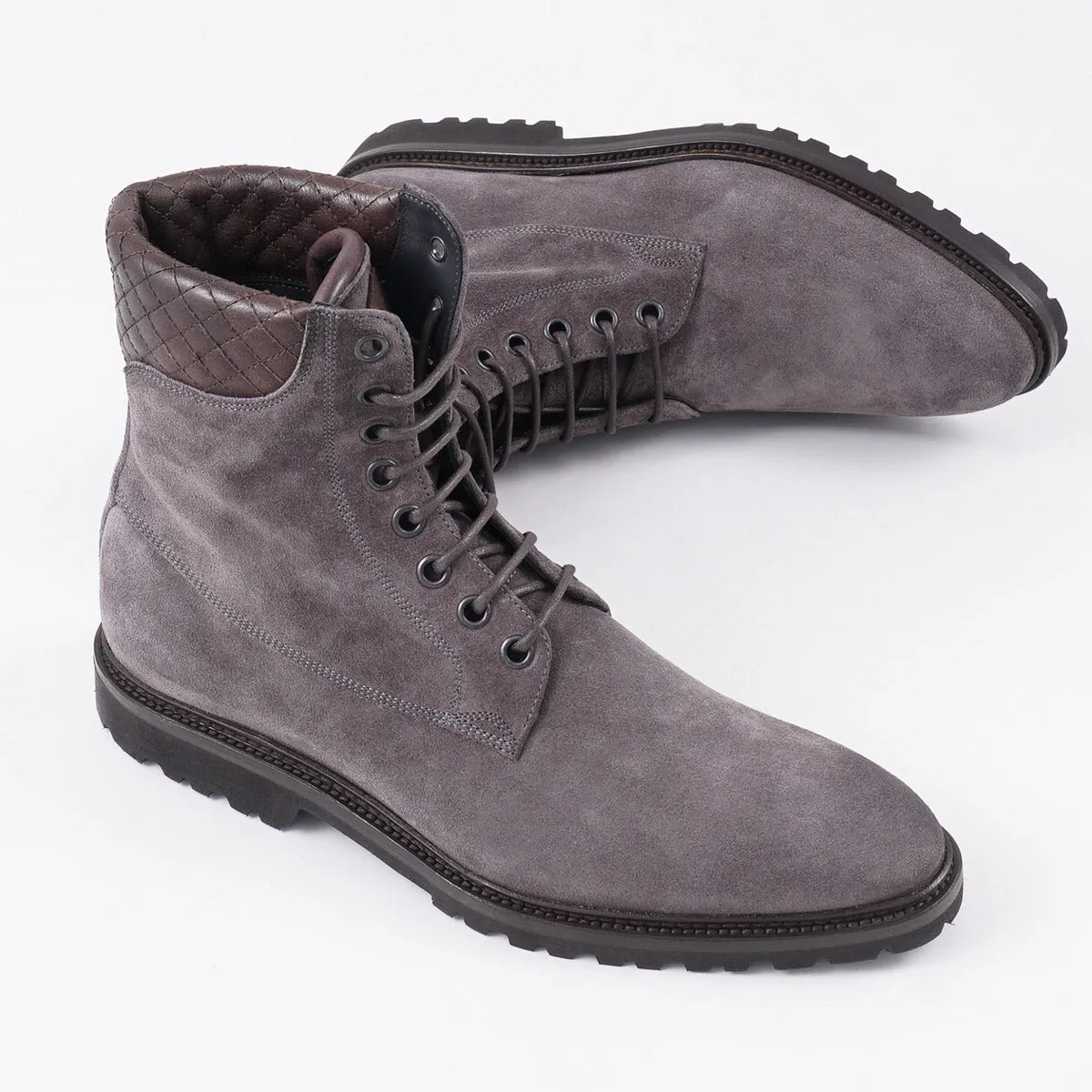 di Bianco 'Torino' Suede Combat Boot