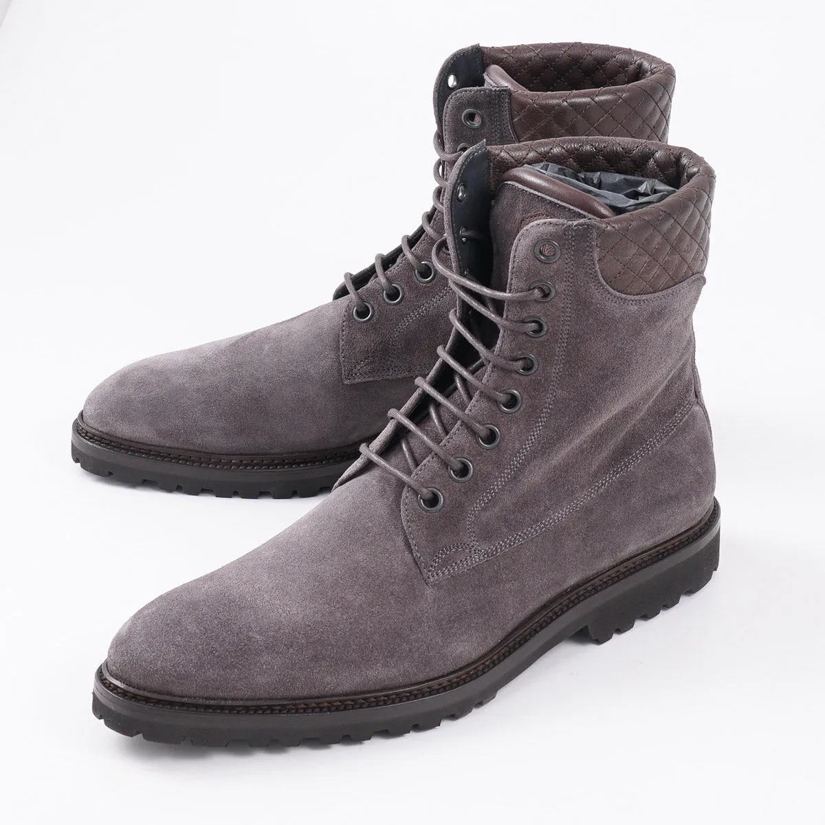 di Bianco 'Torino' Suede Combat Boot