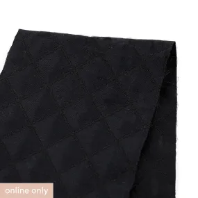 Diamond Quilted Jacquard - Midnight