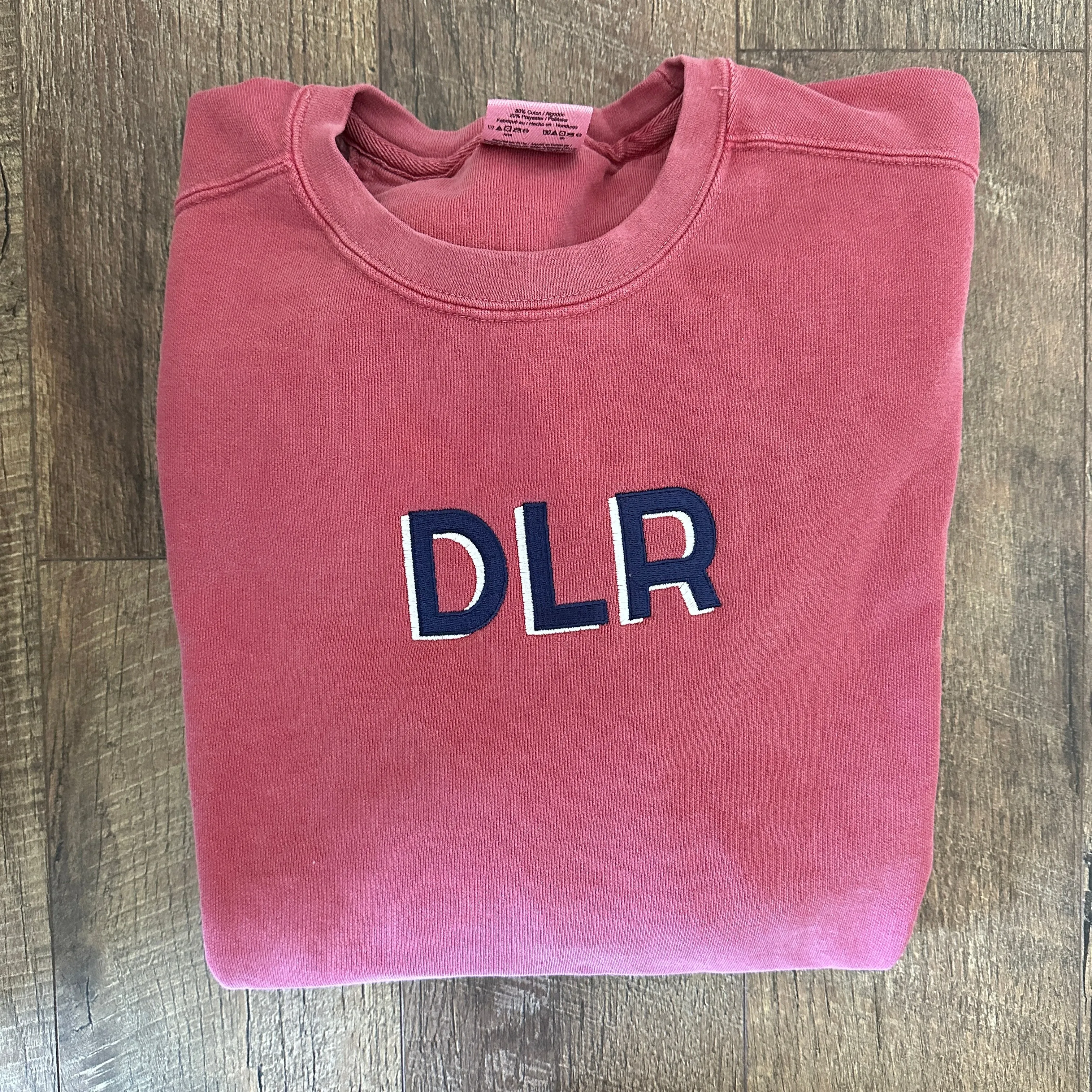 DLR on Crimson Sweatshirt