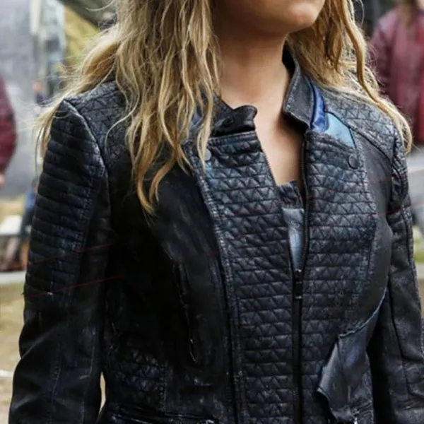 Eliza Taylor Quilted Leather Jacket