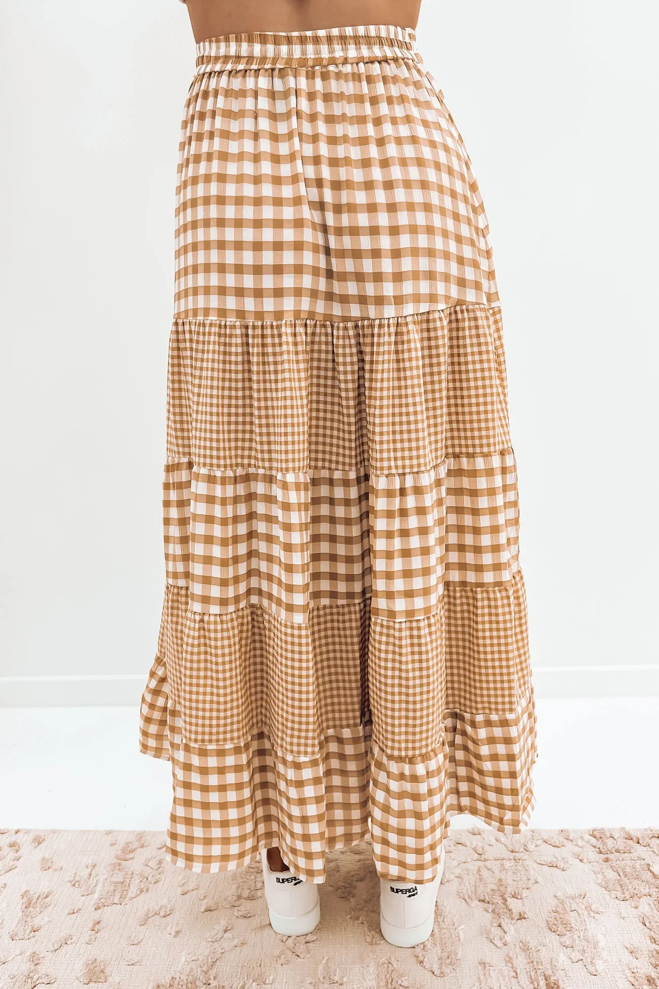 Elliana Maxi Skirt Tan