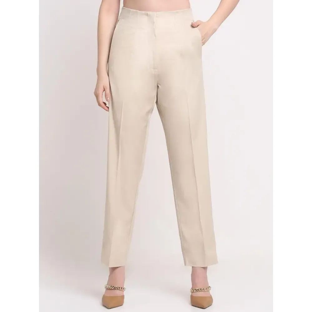 Ennoble Women's Viscose Solid Pants