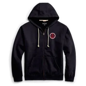 Essential Fleece Full Zip Hood - Navy